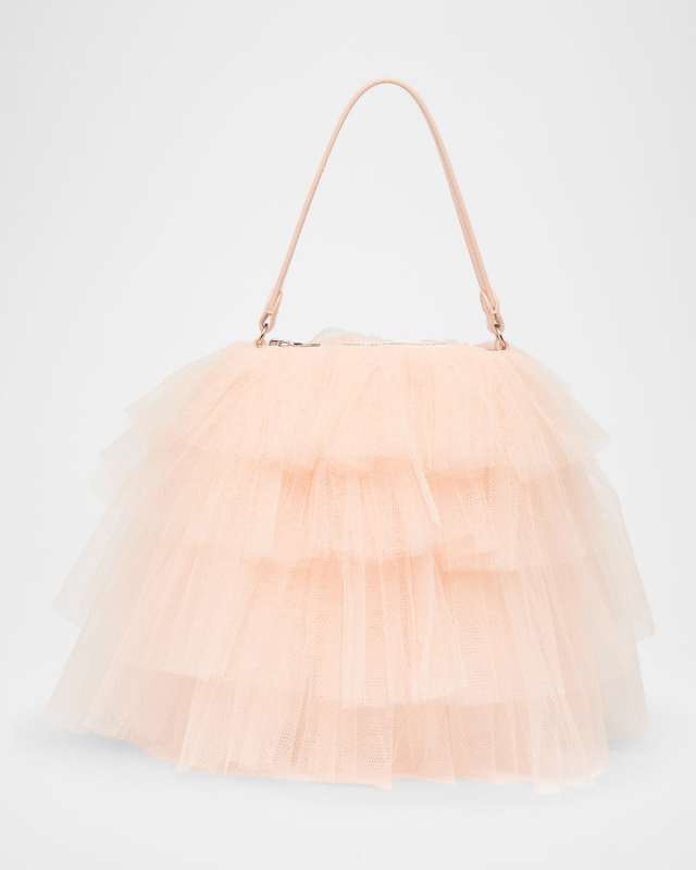 Mini Frilly Tutu Top-Handle Bag
